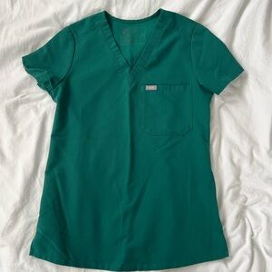 Figs Hunter green scrub set